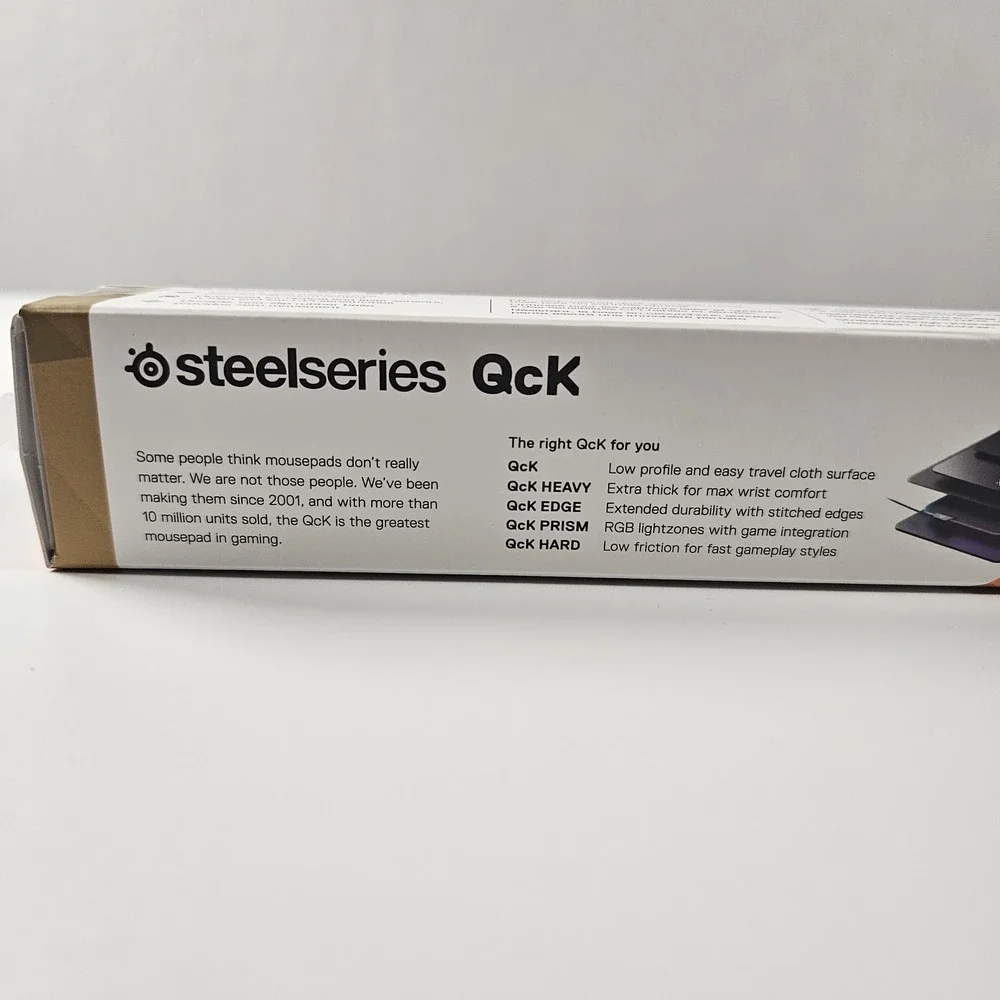 SteelSeries QcK Medium Gaming Mouse Pad Black 63004 320x270mm New